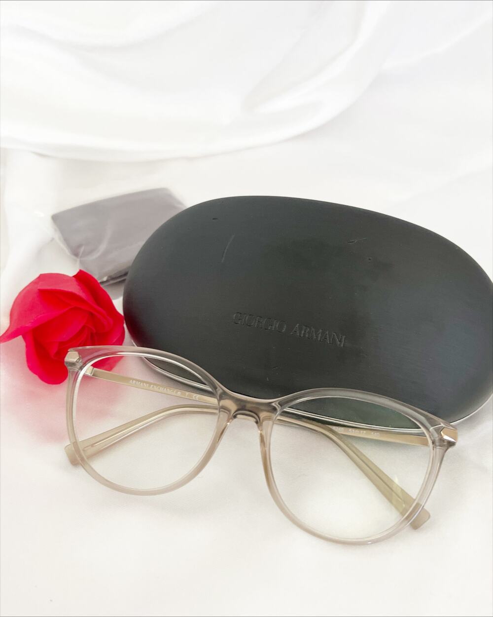 Armani Exchange AX 3078 8240 Eyeglasses Frames Only 53-17-140 Sand Color